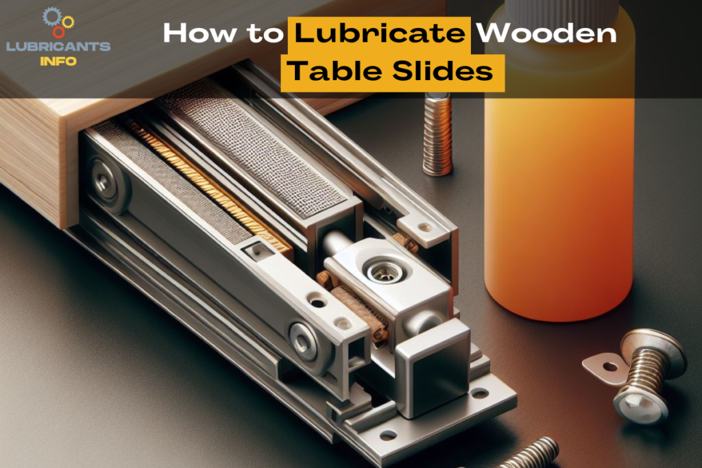 How to Lubricate Wooden Table Slides Let's Take a Look Lubricants Info